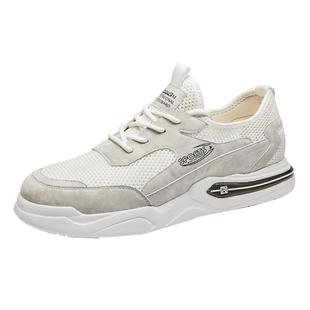 高哥增高凉鞋镂空男鞋秋冬新款透气运动休闲鞋内增高网面鞋男款