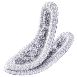 全掌气垫正高爆米花减震运动鞋垫男款透气吸汗防臭踩屎感军训专用