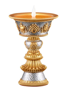 LED电子酥油灯长明灯摆件