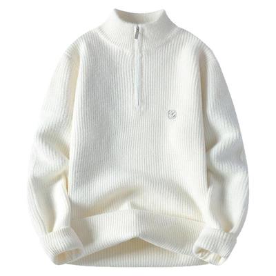 啄木鸟宽松圆领毛衣针织衫