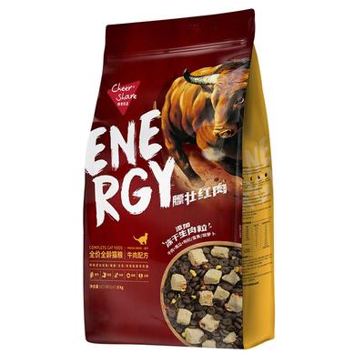 畅享优品膘壮红肉冻干猫粮6kg