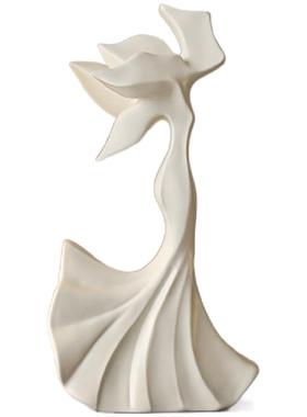 艺术抽象人物雕塑摆件简约轻奢高级感小众客厅电视玄关酒柜装饰品