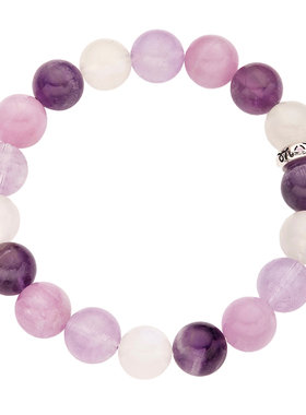 Aphaura梦幻紫水晶紫锂辉手链