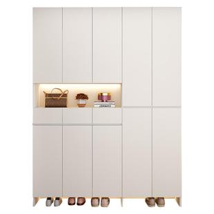 进门鞋柜玄关柜家用门口一体靠墙轻奢入户门厅大容量简约收纳柜子