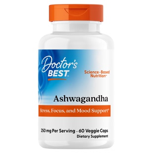 Doctor's Best多特倍斯南非醉茄降低皮质醇肾上腺素缓解压力焦虑