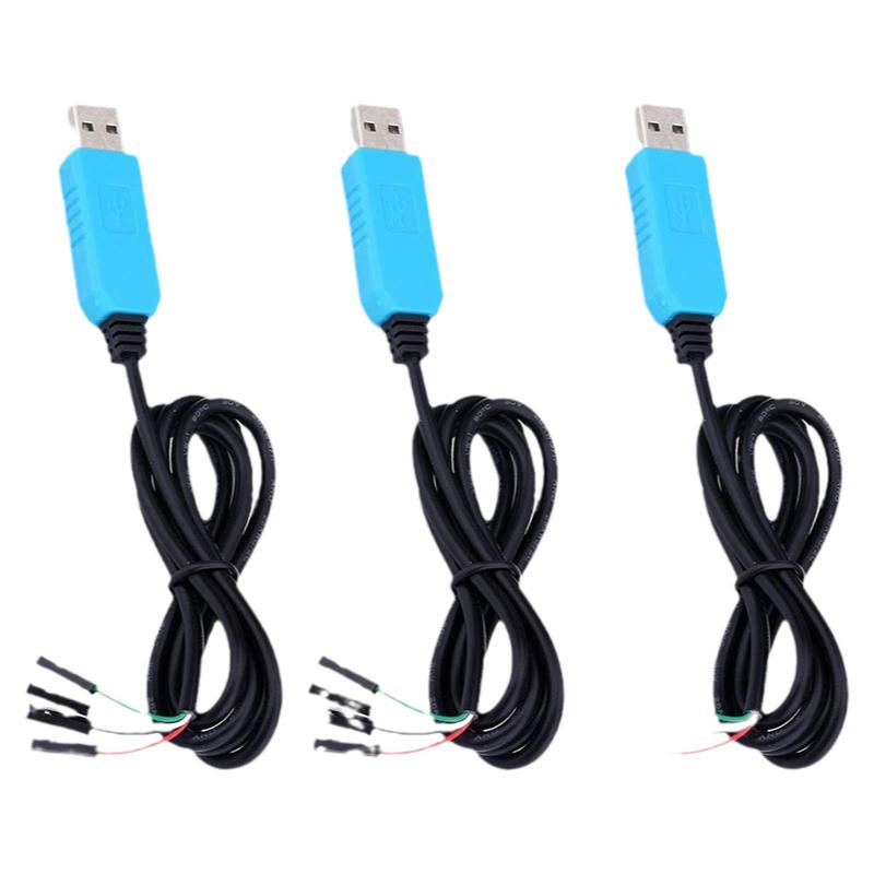 树莓派 PL2303TA USB to TTL转接线串口控制下载蓝色刷机线连接线