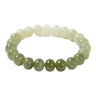 一生一石只此青绿天然和田玉渐变手串手链女节日礼物送妈妈送闺蜜