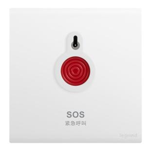 罗格朗简悦陶瓷白紧急呼叫开关报警开关紧急求救按钮86型暗装弱电