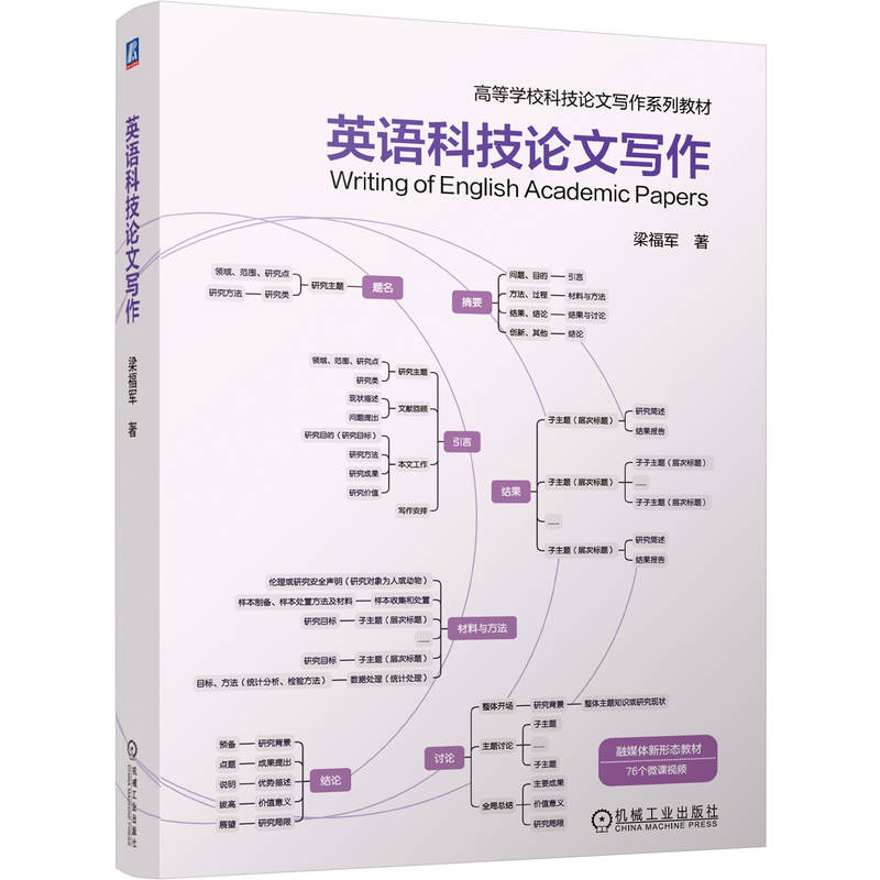 官网正版 英语科技论文写作 梁福军 9787111786849 机械工业出版社 教材