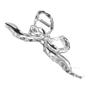 简约蝴蝶结发夹女后脑勺2025年新款发量多抓夹女大号鲨鱼夹子头饰