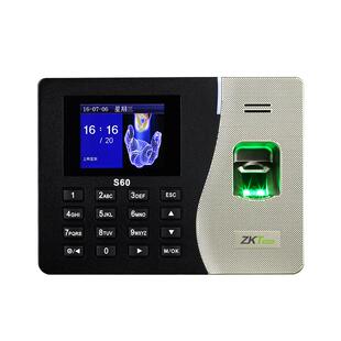 ZKTeco熵基 S60指纹识别密码考勤机打卡机 智能员工上班签到机 U盘网络