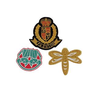 定制校徽章刺绣布贴 DIY电脑绣花加工衣服LOGO字标织唛烫印图案画