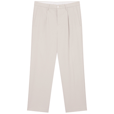 JDV商场同款卡其色休闲阔腿裤