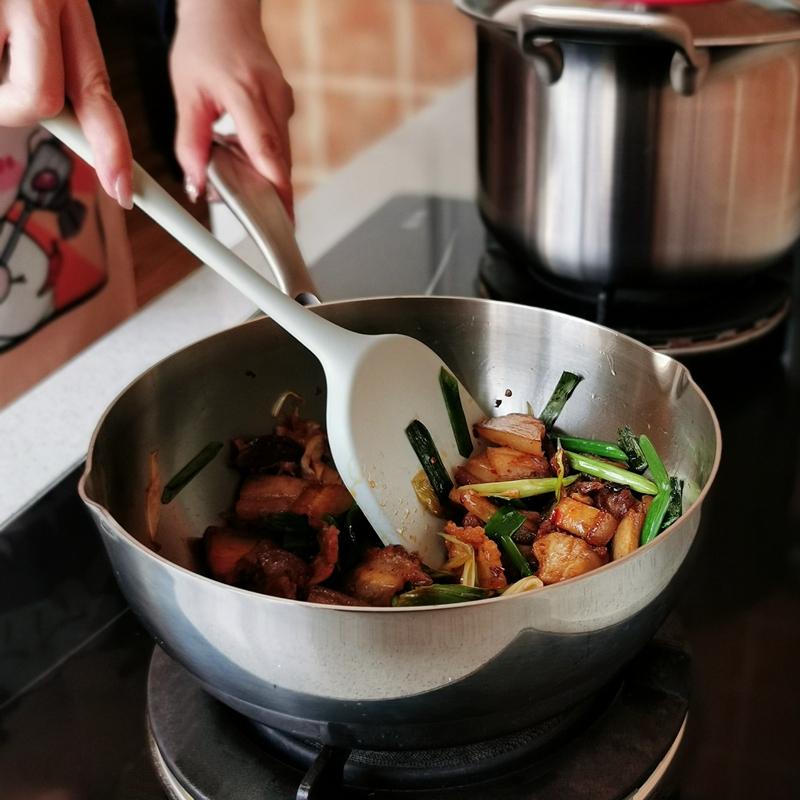 三口之家煎炒煮锅 304不锈钢三层钢小炒菜锅炖煲汤锅电磁炉 24cm