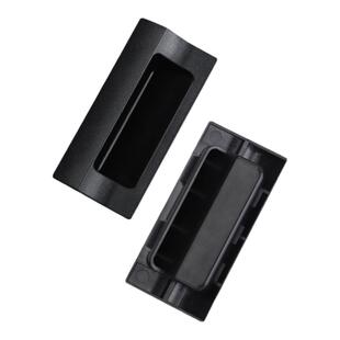 暗拉手ZQXAD41嵌入式明装机箱柜门把手XAD81方形卡扣塑料内嵌扣手