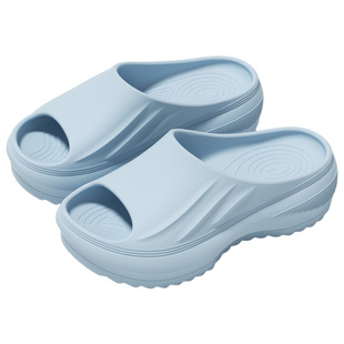 6.0cm厚底增高拖鞋女款2026新款家居防滑防臭EVA踩屎感外穿凉拖鞋