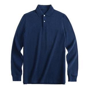 【佟大为同款】MrBu布先生纯色薄款长袖扁机领polo衫透气亲肤t恤