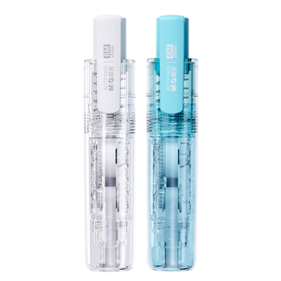 晨光透明按动小熨斗修正带小学生专用涂改带无痕去字高颜值修正贴初中生修正液小型迷你按压式金属带头改正带