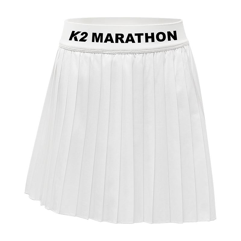 K2马拉松装备专业跑步百褶短裙女