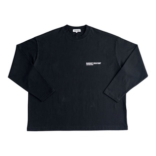 BAGGGGY 大码短宽廓形磨毛单缝线印花T恤140-280斤日系宽松长袖T