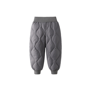 雅鹿2025冬季新款儿童羽绒裤宝宝中小童婴儿男童女童保暖外穿裤子