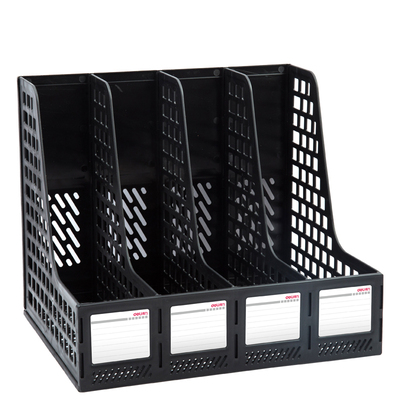 得力文件夹收纳盒桌面置物架