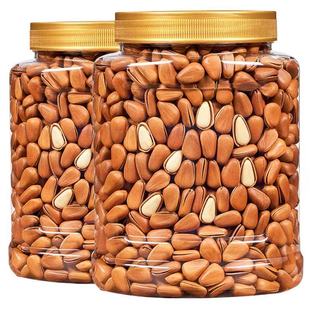 东北松子2025新货连罐250g手剥松子特大颗开口松子零食品特产坚果