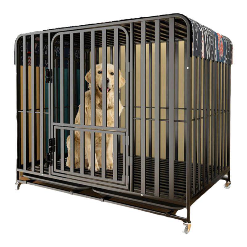大型犬专用狗笼子中型犬加粗室内狗笼带厕所金毛边牧拉布拉多德牧