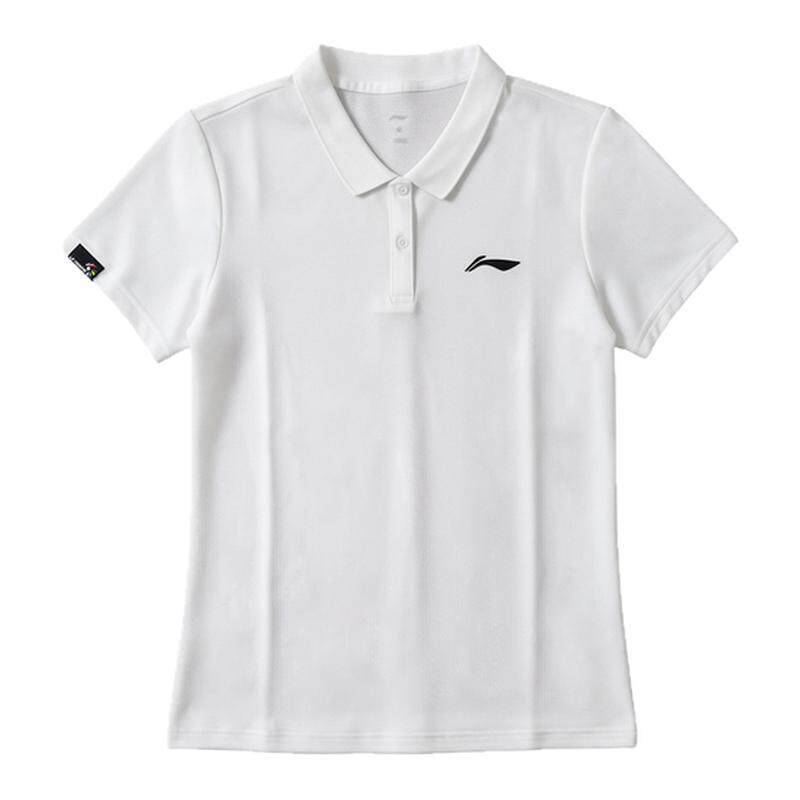 李宁巨好看的女生学院风网球羽毛球服比赛速干衣运动短袖短裙套装
