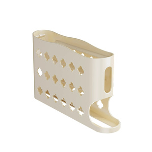 滚动鸡蛋收纳盒厨房多层斜口自动滚蛋器冰箱侧门鸡蛋托专用保鲜盒