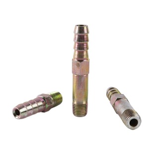 模具运水接头模温机碳钢铁水嘴宝塔式加长软管皮管插头1分2分