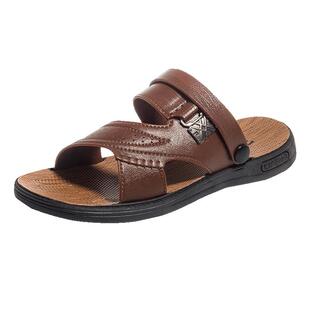 【穿坏包赔】夏季新款男凉鞋男款中年休闲凉鞋防滑两用凉拖鞋男夏