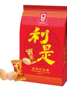 嘉顿利是糖喜糖什锦糖草莓味300g