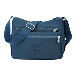 尼龙布多层包包中年女款妈妈包休闲帆布斜挎包大容量旅行单肩跨包