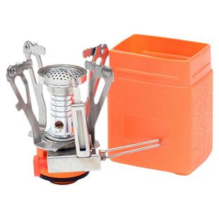 户外野炊野营一体式迷你炉头 带电子打火 便携炉具灶头炊具 旅行