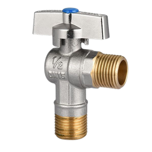 全铜角阀大流量加厚冷热水开关热水器专用球阀家用大通量止水阀