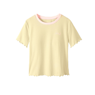 酥一一女童大童带胸垫防凸点睡衣初中生短袖莫代尔家居服可外穿