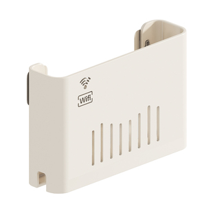 路由器放置架壁挂机顶盒遮挡客厅电视机上墙wifi收纳盒光猫置物架