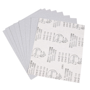 龙牌干磨砂纸CC240目 家具油漆腻子打磨打磨花头八角砂砂带砂布卷