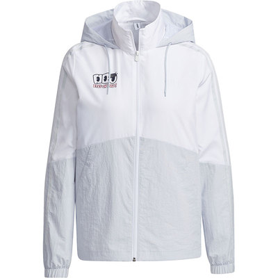 Adidas/阿迪达斯正品三叶草女士拆卸式衣袖牛仔外套JY8882