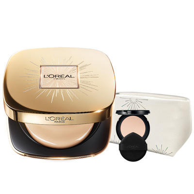 欧莱雅黑金气垫奶润防晒干皮奶润