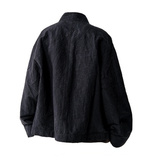 MANUFACTURE 棉麻立领夹克