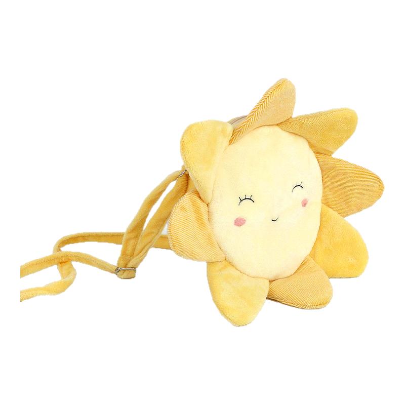 MONAMI可爱太阳毛绒斜挎包