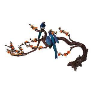 铜师傅 铜摆件《喜上枝头》 客厅桌面电视柜中式乔迁家居装饰品