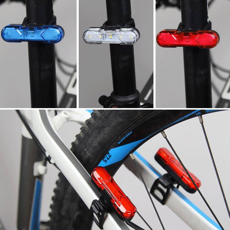 定制自行车灯尾灯公路山地车单车配件大全骑行装备夜行usb充电夜