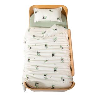 纯棉双层纱布被套新生儿婴儿童幼儿园午睡被套单人双人被套换洗拍