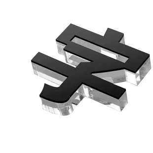 公司前台logo背景墙定制广告墙面定制水晶字亚克力门头招牌定制