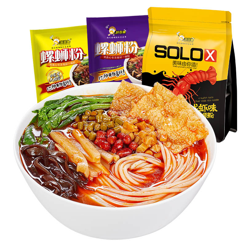组合装400g小龙虾味好欢螺螺蛳粉