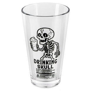 Toriexon小骷髅啤酒杯 便携玻璃杯 家用户外露营酒吧个性原创设计