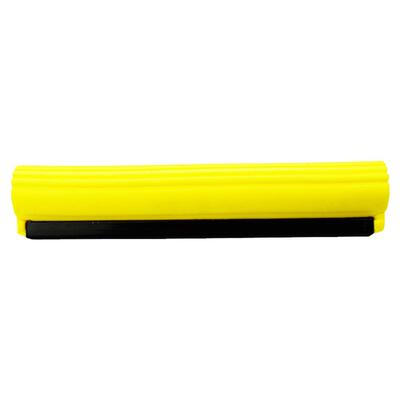 海绵拖把头家用滚轮强力吸水38cm